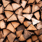 Adobe stock photo of a stack of firewood