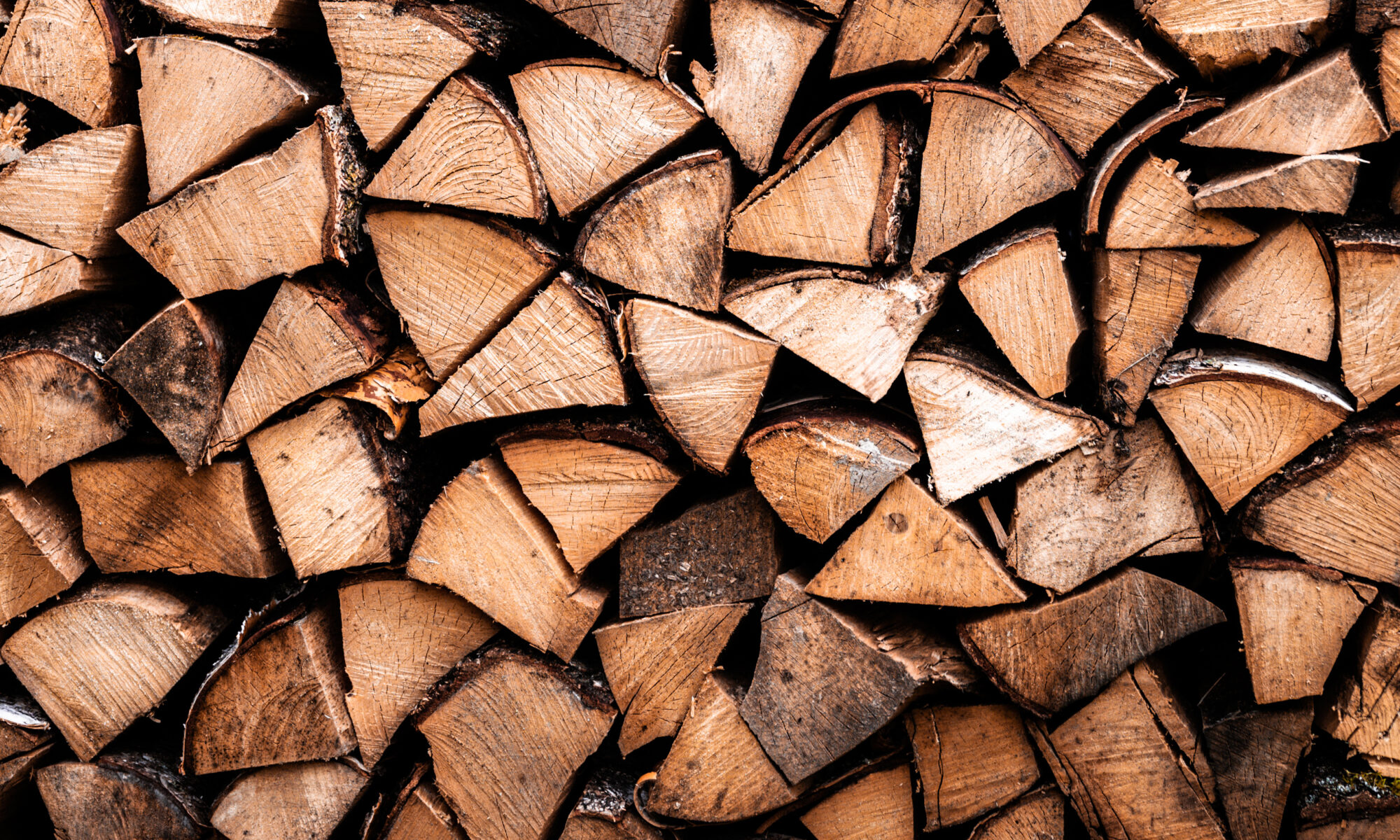 Adobe stock photo of a stack of firewood