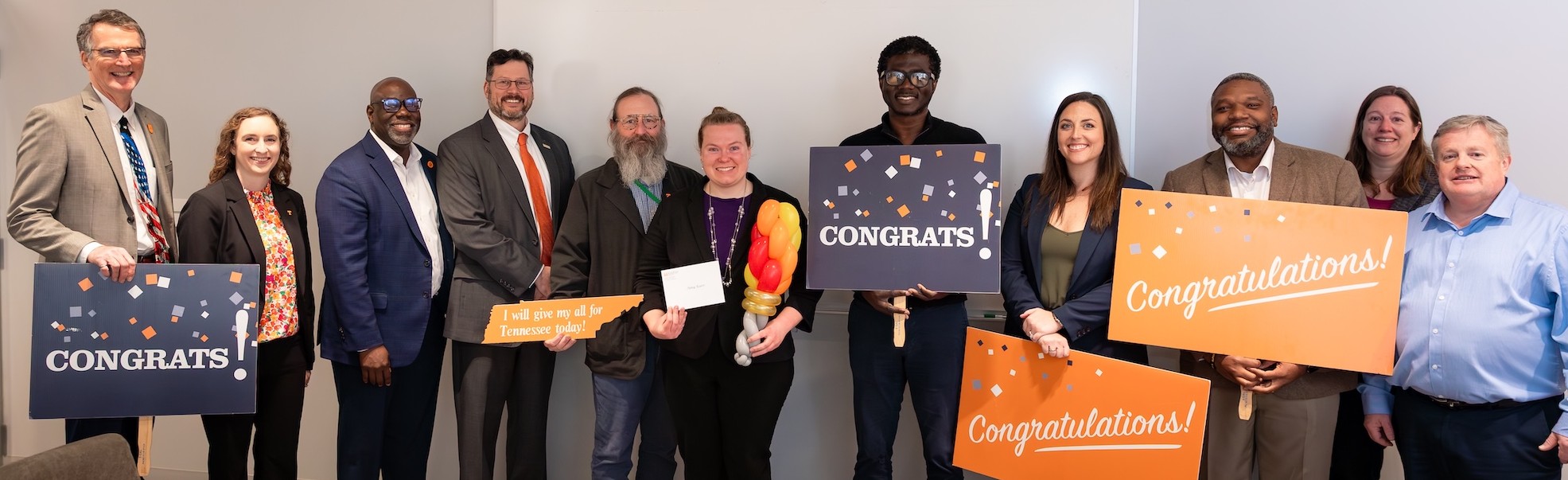 Amy Kurr recieves UT Trailblazer award