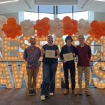 Jocelyn Hess, a senior in MSE, received a Bronze Award for Excellent Poster Presentation for her poster, 'Viability and Impacts of Additives in Automotive Pulp Fiber Reinforced Polypropylene Composites'. Ronan Tollefsen, a junior in MSE, received Honorable Mention for his poster, 'Introduction of Additives into Lignin-based Electrospun Fabrics'. Jocelyn and Ronan are co-advised by Prof. Harper and Prof. Keffer