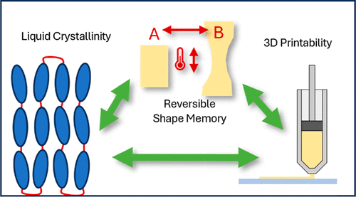 diagram showing a new material for 3D printing